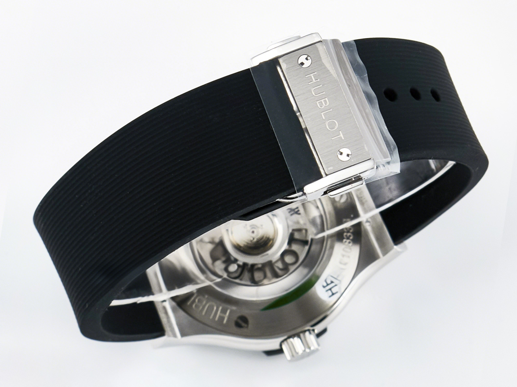 Hublot Classic Fusion Bang 42mm HBF 1:1 Best Edition Black Dial on Black Rubber Strap A2892-fasswatch