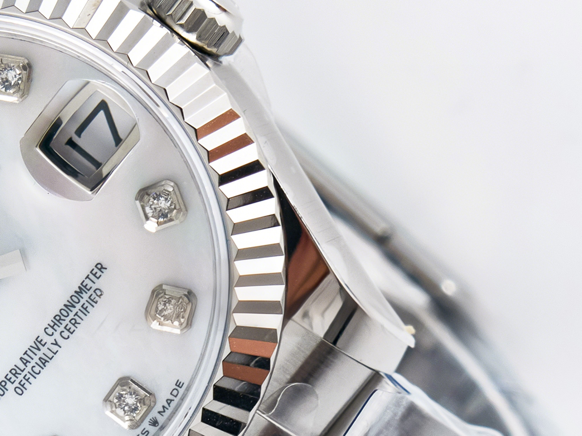 Rolex DateJust 31 278274 ARF 1:1 Best Edition 904L Steel White MOP Diamonds Dial on SS Oyster Bracelet ETA 2688-fasswatch