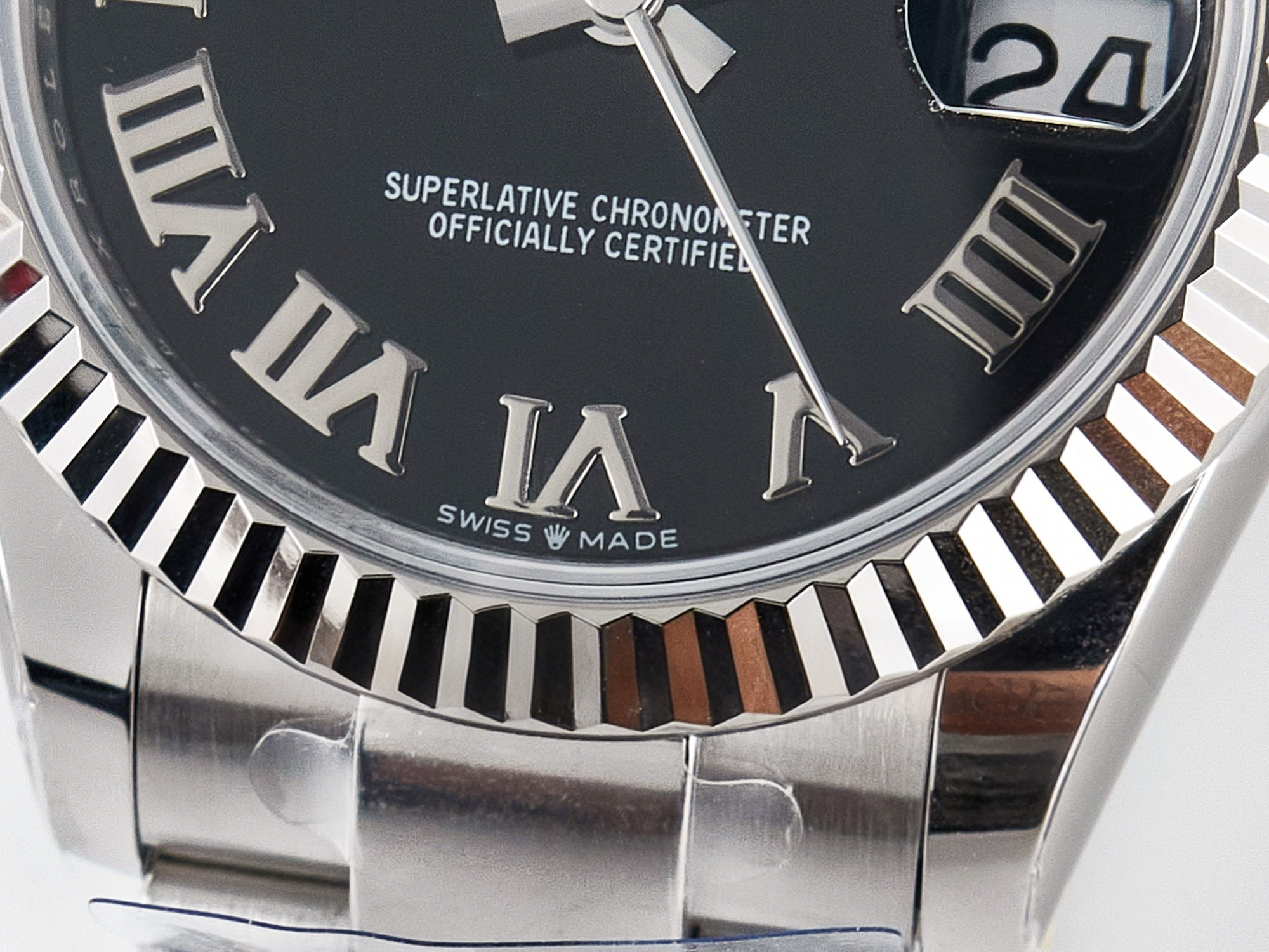 Rolex DateJust 31 278274 ARF 1:1 Best Edition 904L Steel Black Roman Dial on SS Oyster Bracelet ETA 2688-fasswatch