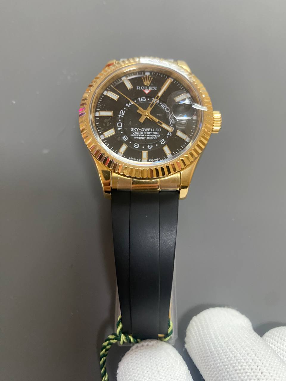 Superclone Rolex Sky-Dweller 42mm Black Dial 326238-fasswatch