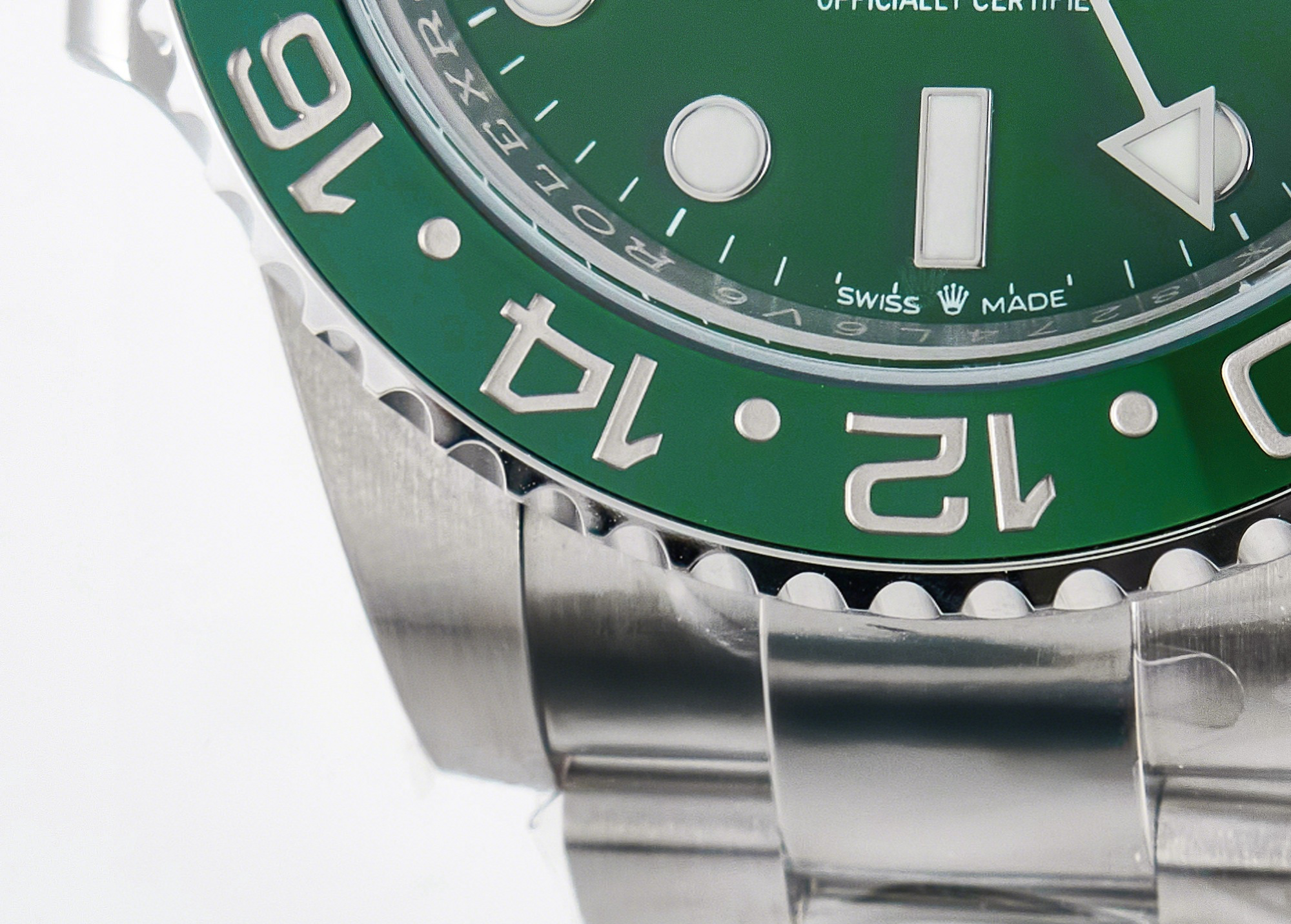 Rolex GMT-Master II 126729 VTNR ARF 1:1 Best Edition Green Dial On SS Bracelet SH3285 CHS-fasswatch