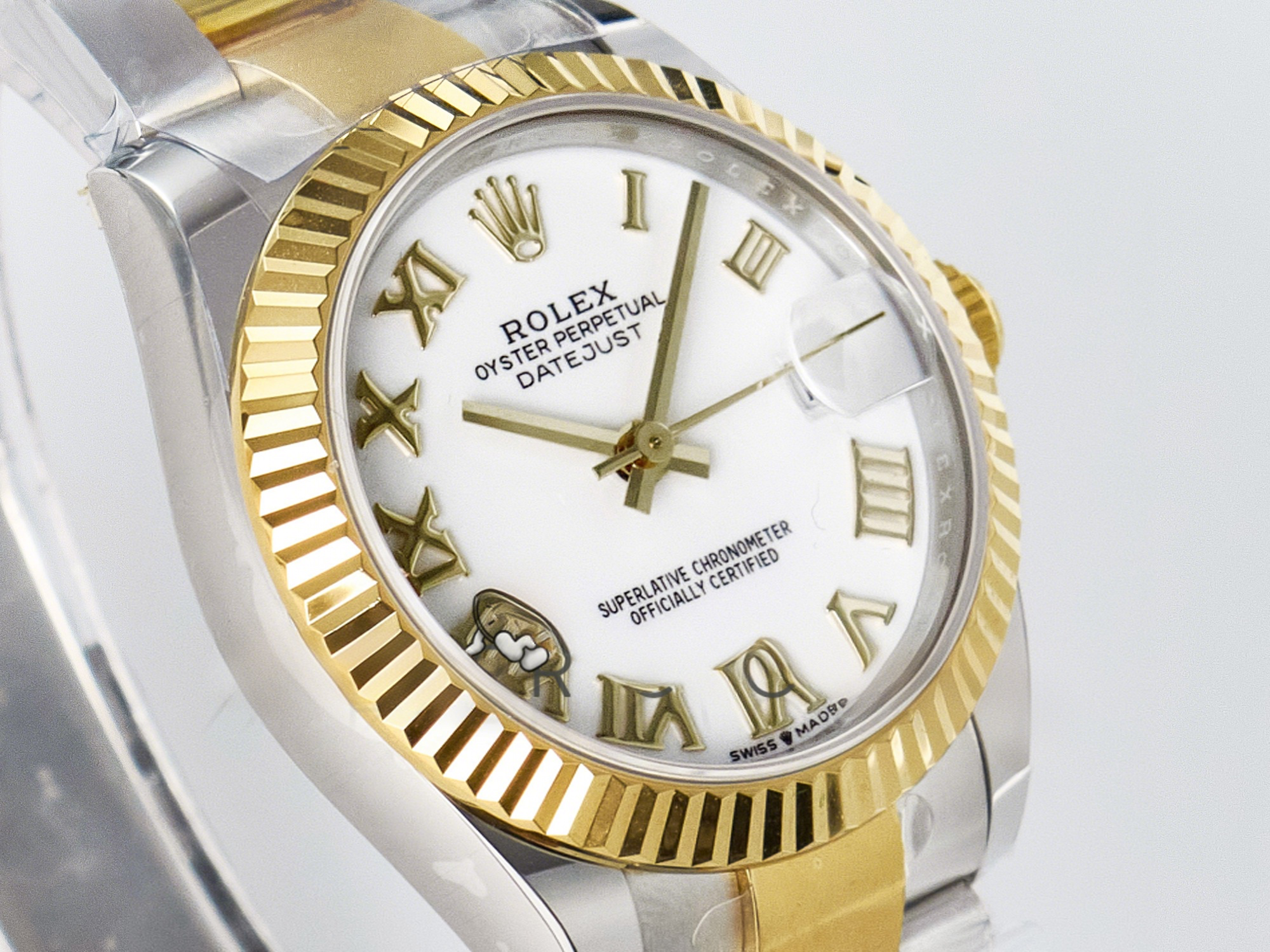 Rolex DateJust 31 278273 ARF 1:1 Best Edition 904L Steel White Roman Dial on SS/YG Oyster Bracelet ETA 2688-fasswatch