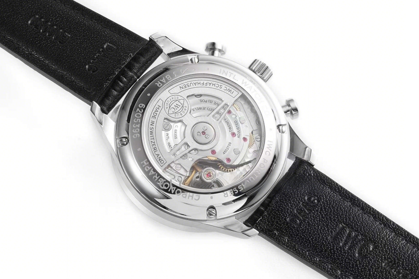 IWC Portugieser Chronograph IW371606 Blue Dial in Steel-fasswatch