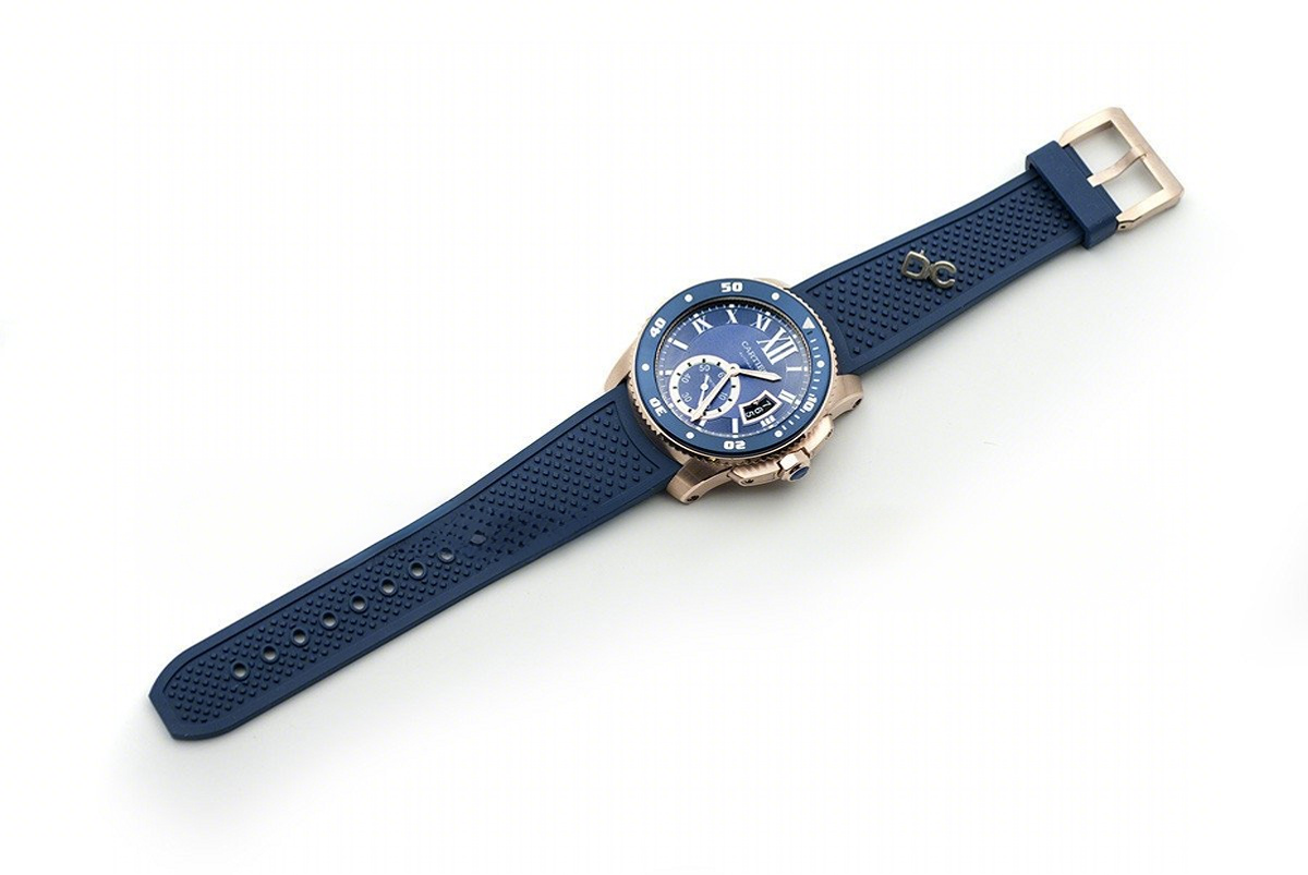 Calibre de Cartier Diver Blue Dial in Rose Gold-fasswatch