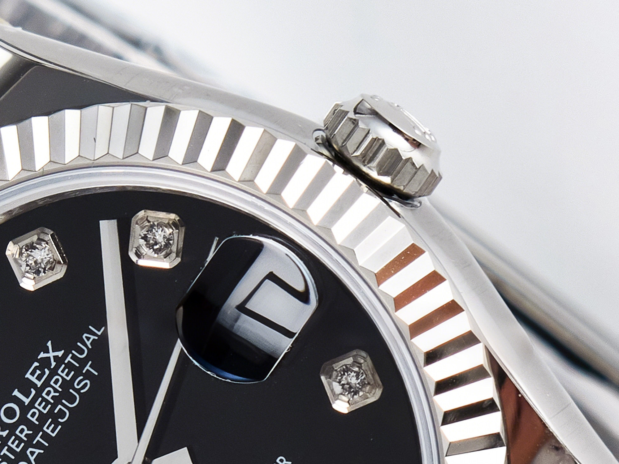 Rolex DateJust 31 278274 ARF 1:1 Best Edition 904L Steel Black Diamonds Dial on SS Oyster Bracelet ETA 2688-fasswatch