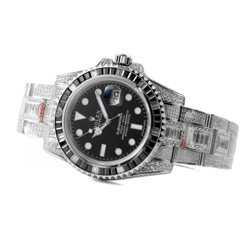Rolex Submariner 116610 with Diamond Bezel-fasswatch