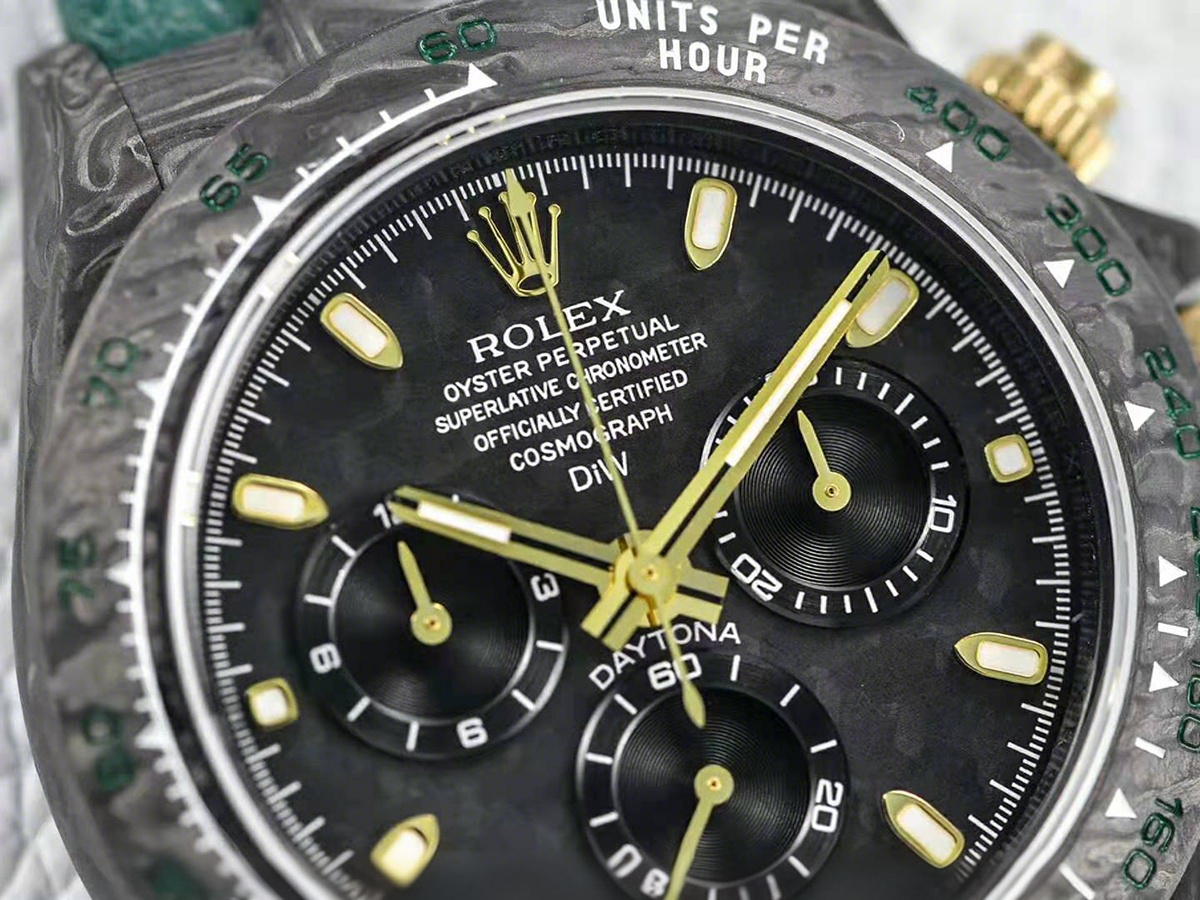 Rolex Daytona DIW Emerald Carbon-fasswatch