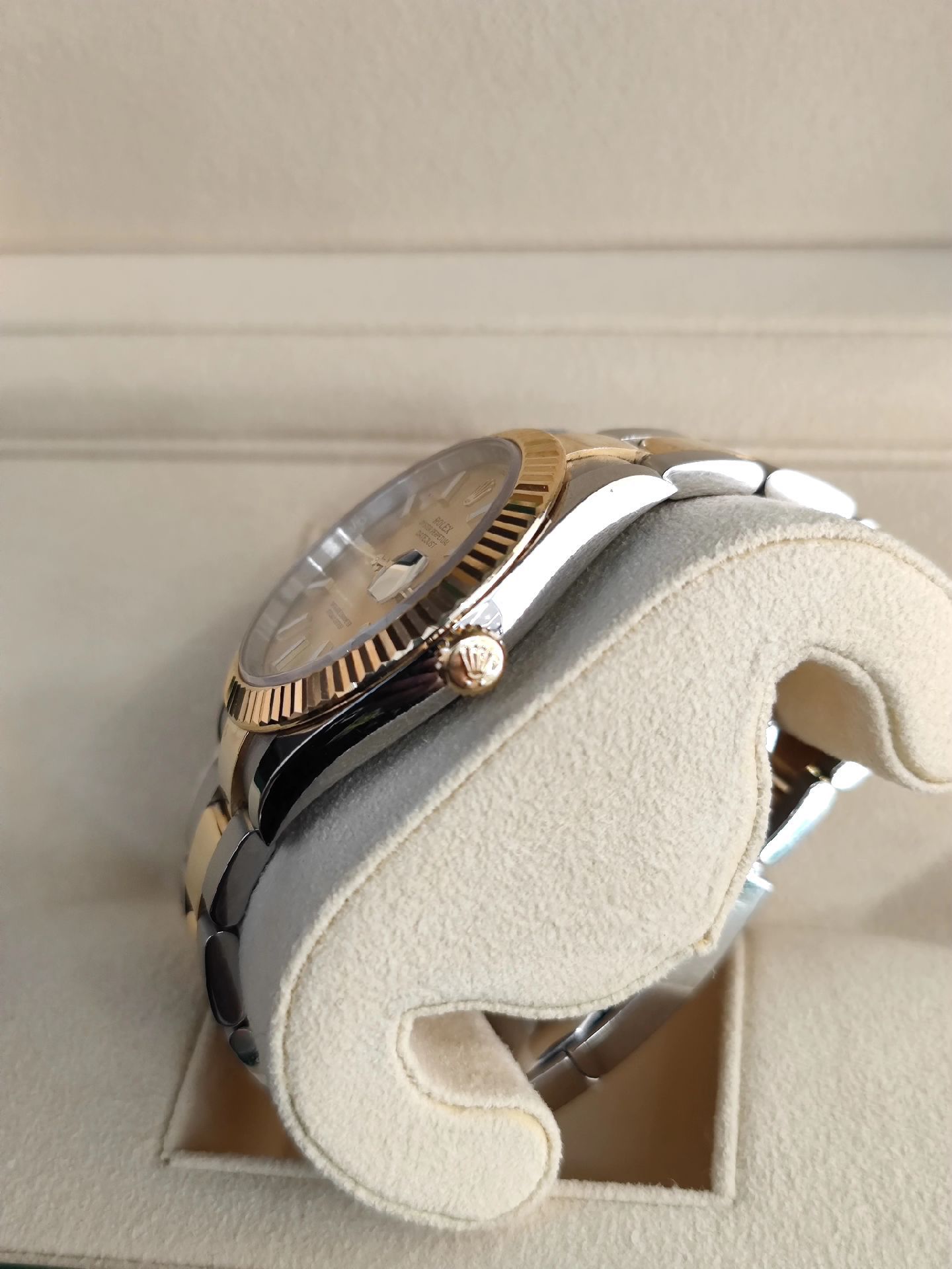 Rolex Datejust 41 Fluted Bezel Gold & Steel Watch 126333-0009-fasswatch