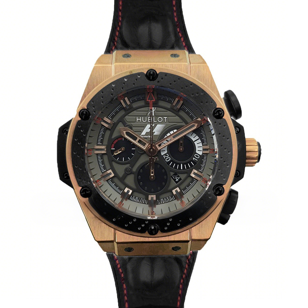Hublot King Power F1 Grey Dial Chronograph in Rose Gold-fasswatch