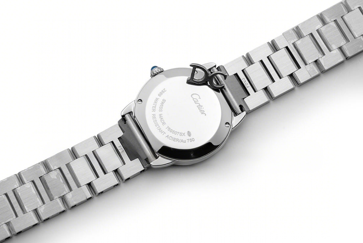 Cartier Ronde Louis Cartier Watch 29mm White Dial in Steel on Bracelet-fasswatch