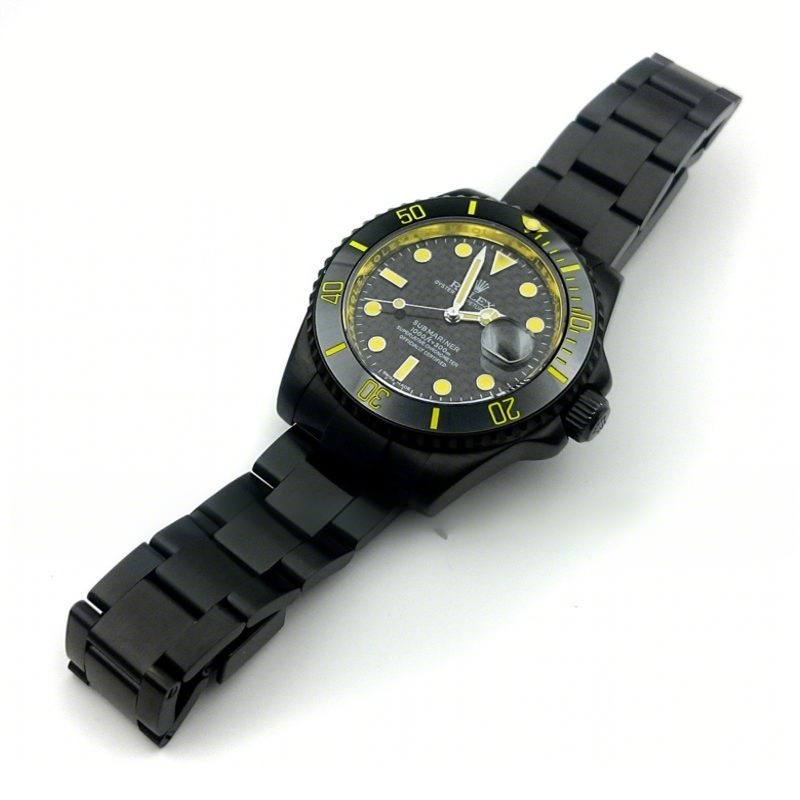 Rolex Submariner Carbon Dial (Yellow)-fasswatch