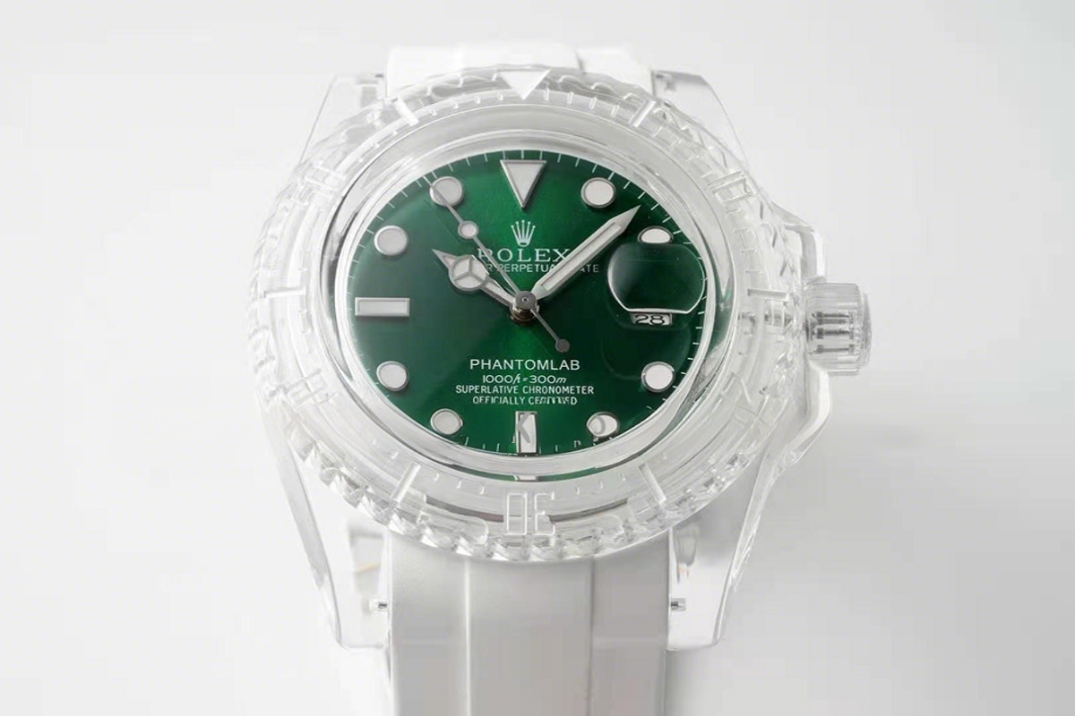 Rolex Phantomlab Submariner Green Dial-fasswatch