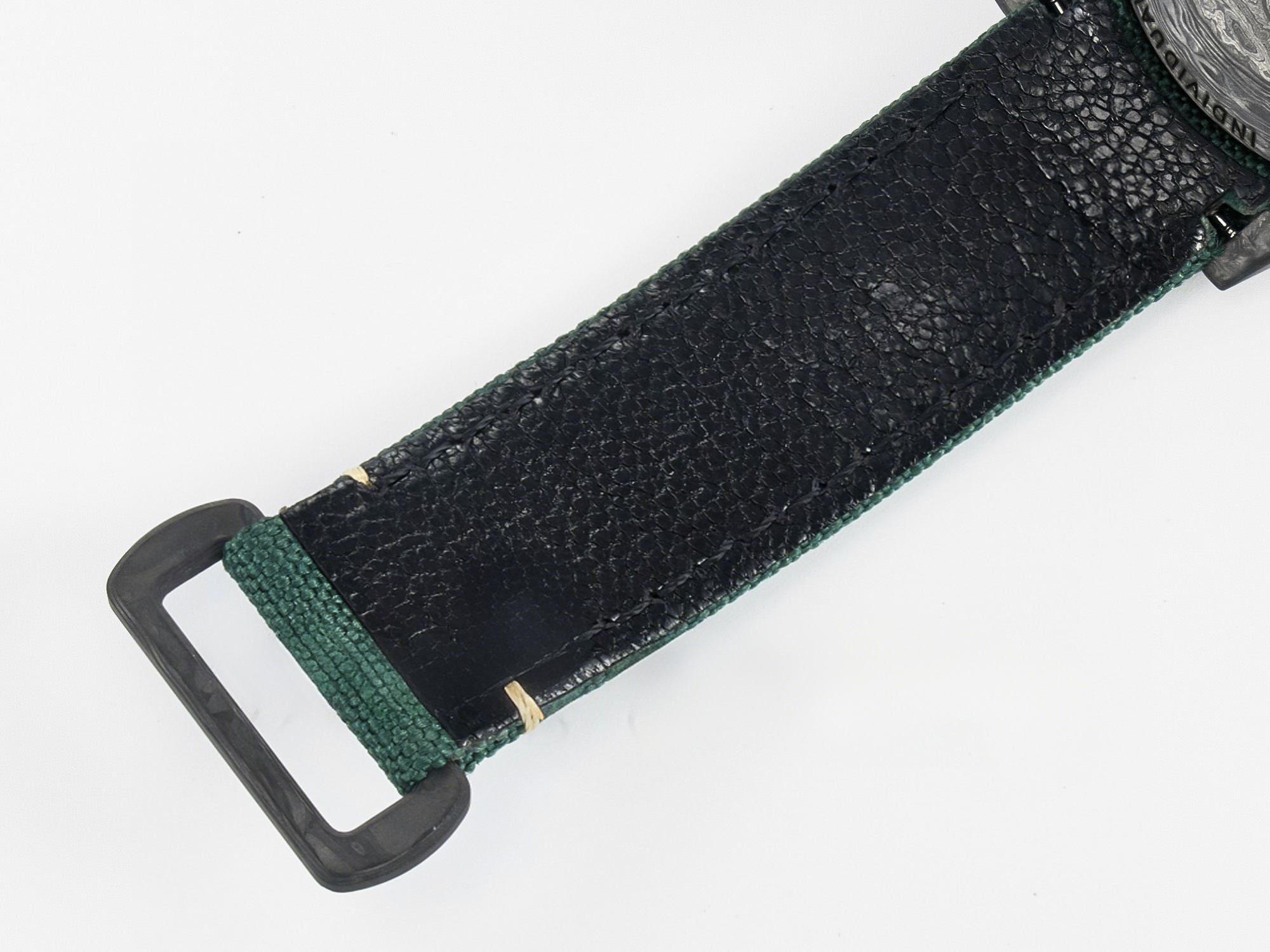 Rolex Daytona DIW Carbon Case and Bezel DIWF Edition Green/YG Dial on Green Nylon Strap A7750-fasswatch