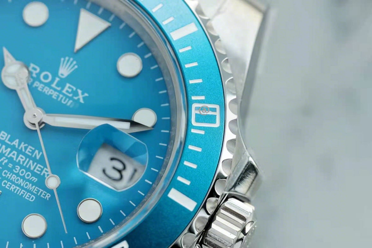 Rolex Blaken Submariner Blue-fasswatch