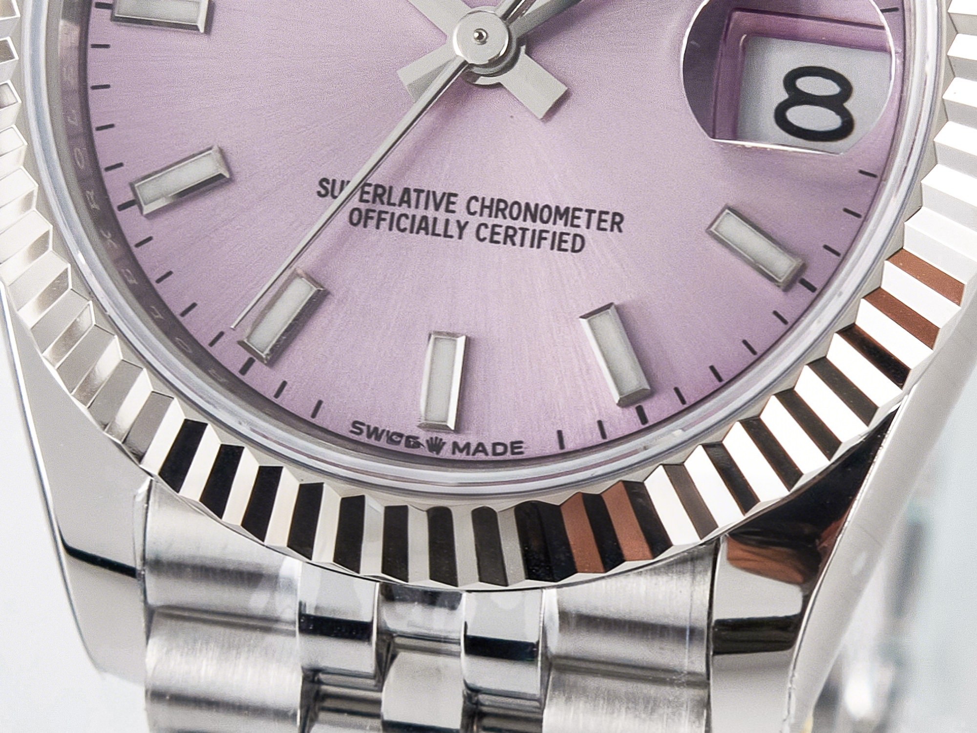 Rolex DateJust 31 278274 ARF 1:1 Best Edition 904L Steel Pink Dial Stick Marker on SS Jubilee Bracelet ETA 2688-fasswatch