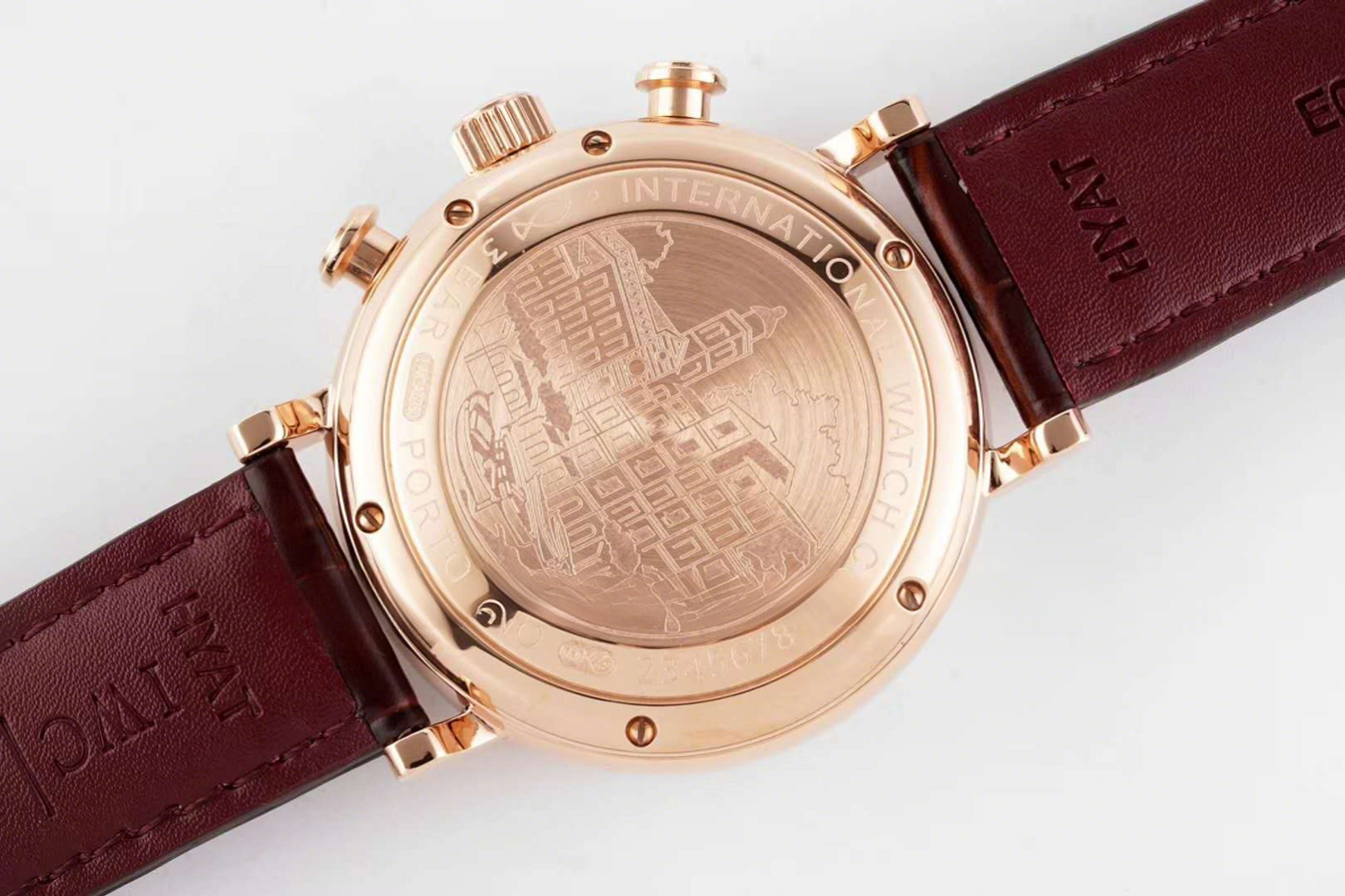 IWC Portofino Chronograph IW391025 Edition “150 Years” White Dial in Rose Gold-fasswatch