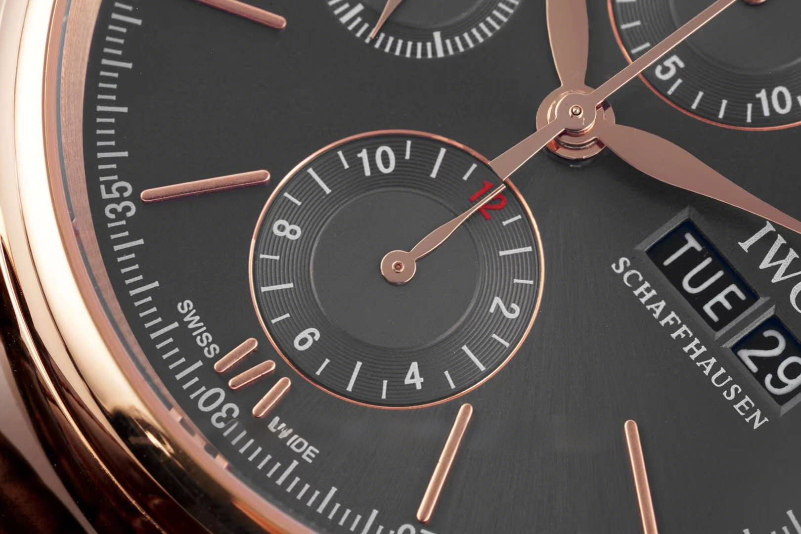 IWC Portofino Chronograph IW391021 Grey Dial in Rose Gold-fasswatch