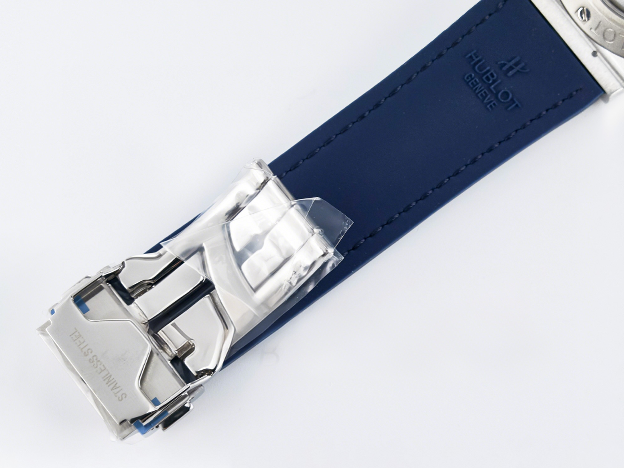 Hublot Classic Fusion Bang 42mm HBF 1:1 Best Edition Blue Dial on Blue Leather Strap A2892-fasswatch