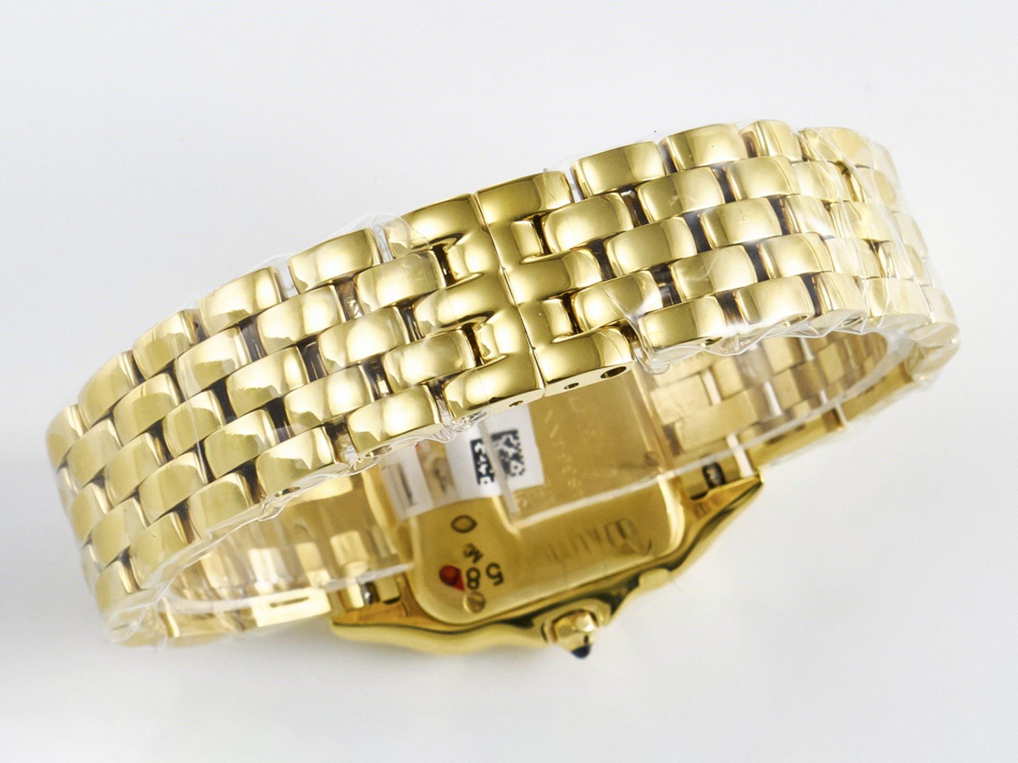 Cartier Panthère Secrete Ladies 22mm YG 8848F 1:1 Best Edition White Dial on YG Bracelet Ronda Quartz-fasswatch