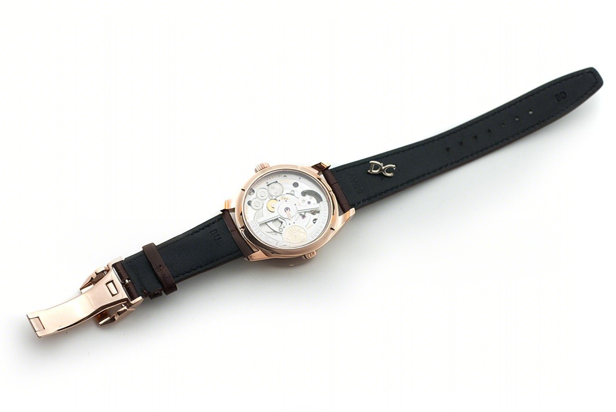 IWC Portuguese Tourbillon Mystère Rétrograde IW504210 in Rose Gold-fasswatch