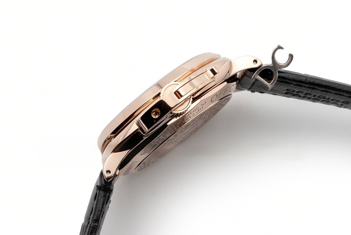 Panerai PAM908 Luminor Due 3 Days Automatic Oro Rosso ‘Fu’ Black Dial-fasswatch