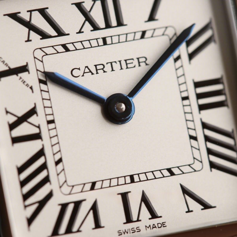 Cartier Panthère De Cartier 27mm White Dial in Steel-fasswatch