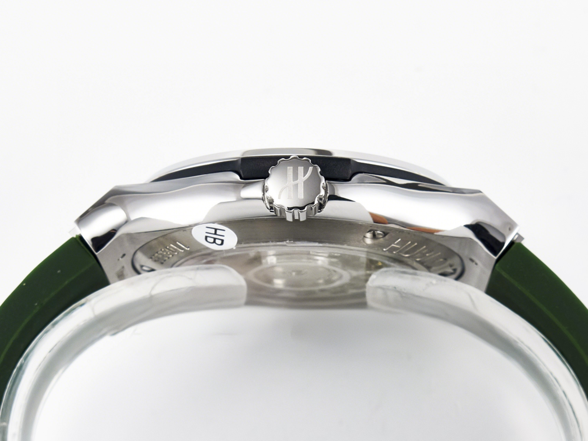 Hublot Classic Fusion Bang 42mm HBF 1:1 Best Edition Green Dial on Green Rubber Strap A2892-fasswatch