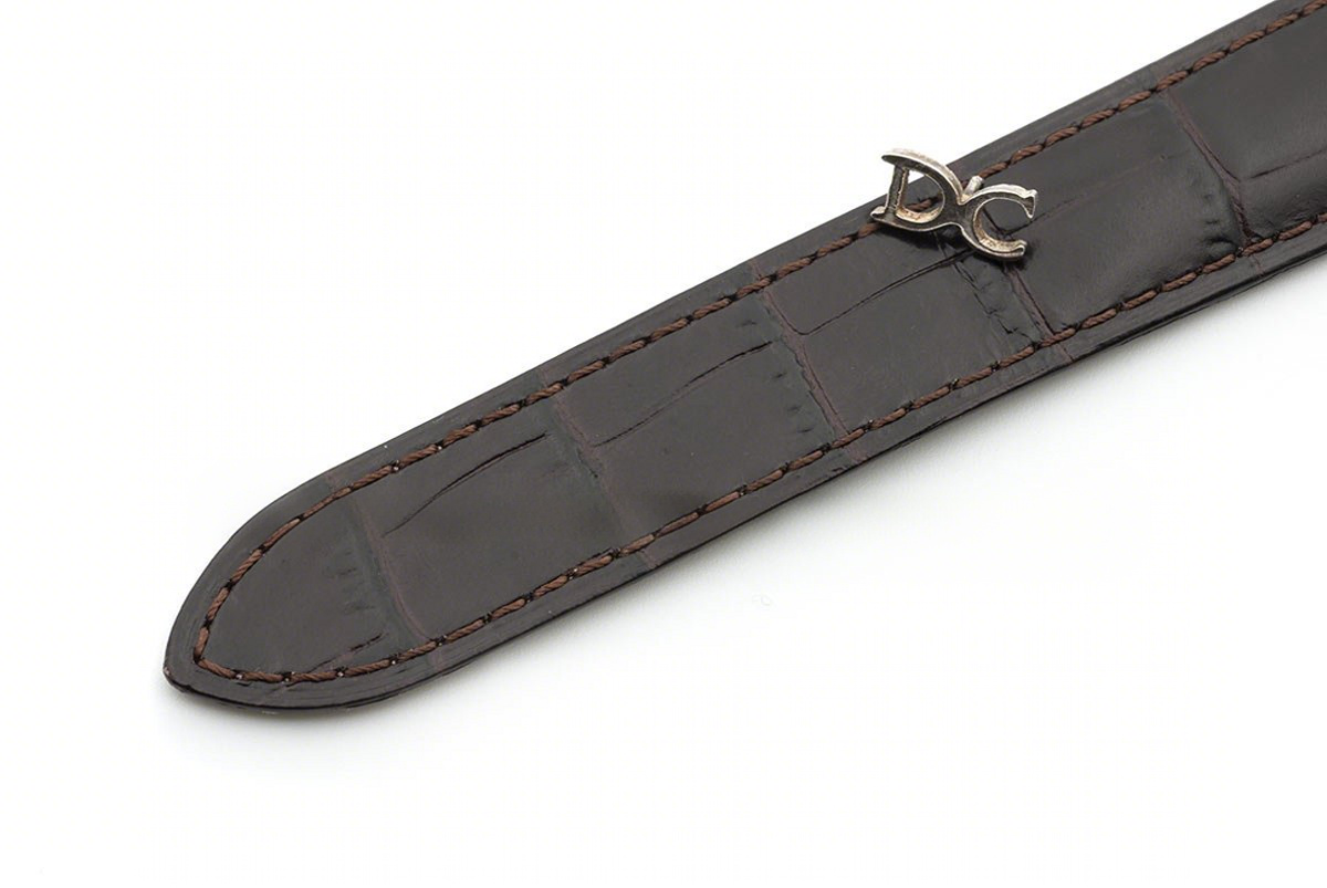 Cartier Drive de Cartier Tourbillon Grey Dial with Diamond Bezel in Rose Gold on Black Leather Strap-fasswatch