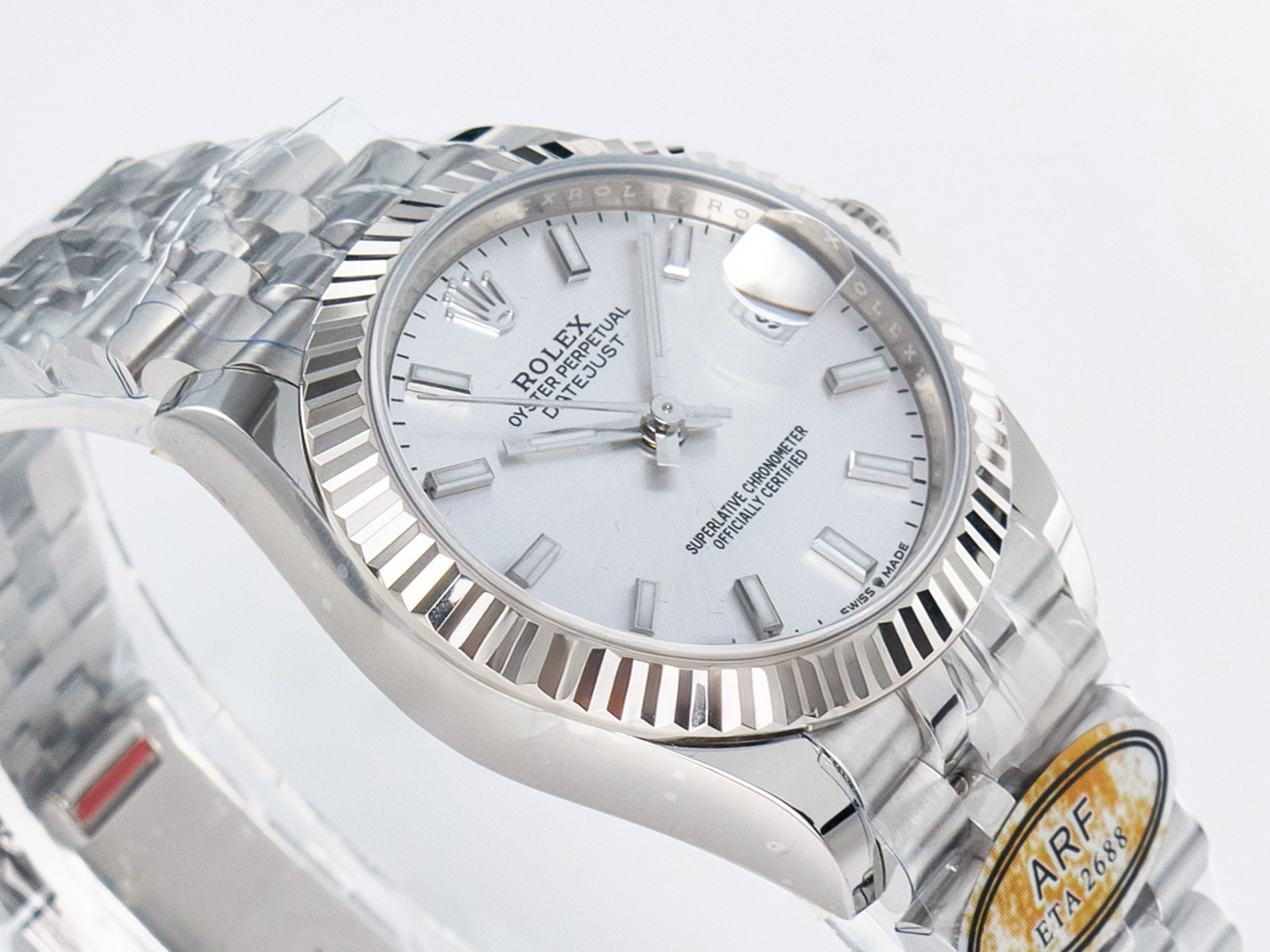 Rolex DateJust 31 278274 ARF 1:1 Best Edition 904L Steel Silver Dial Stick Marker on SS Jubilee Bracelet ETA 2688-fasswatch