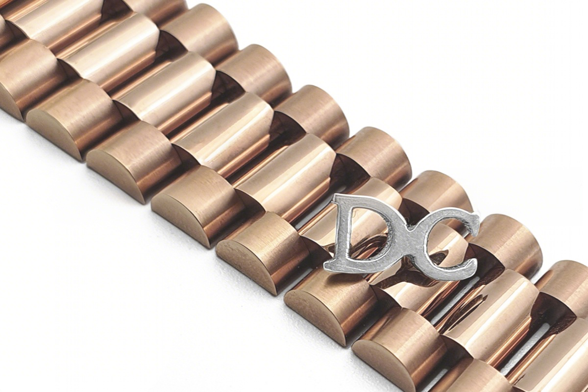 Rolex Daydate 36 128235 Rosé Dial with Roman Marker in Everose Gold-fasswatch