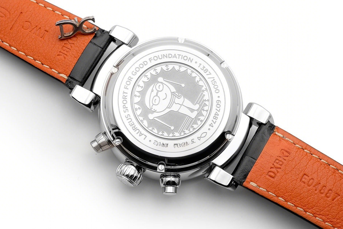 IWC Da Vinci Chronograph Edition “Sport For Good Foundation” IW393402 Blue Dial in Steel-fasswatch