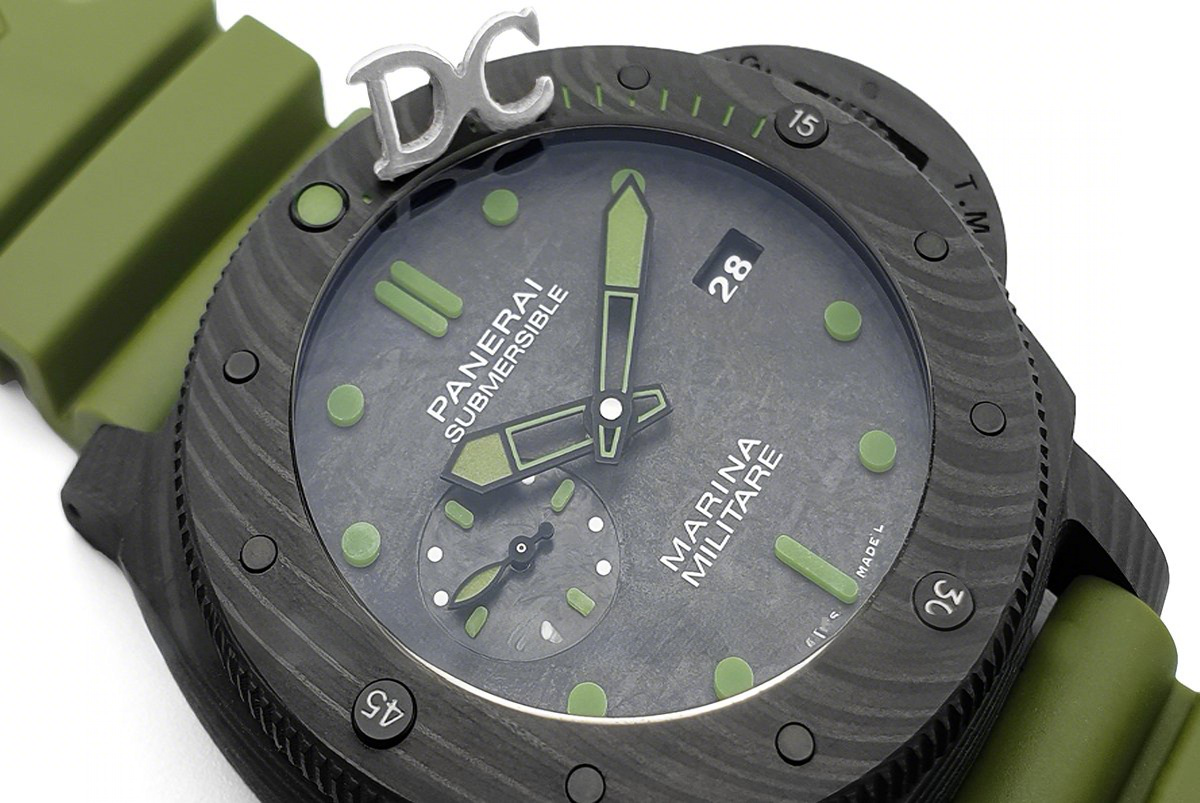 Panerai PAM961 Luminor Submersible Marina Militare Carbotech 47mm-fasswatch