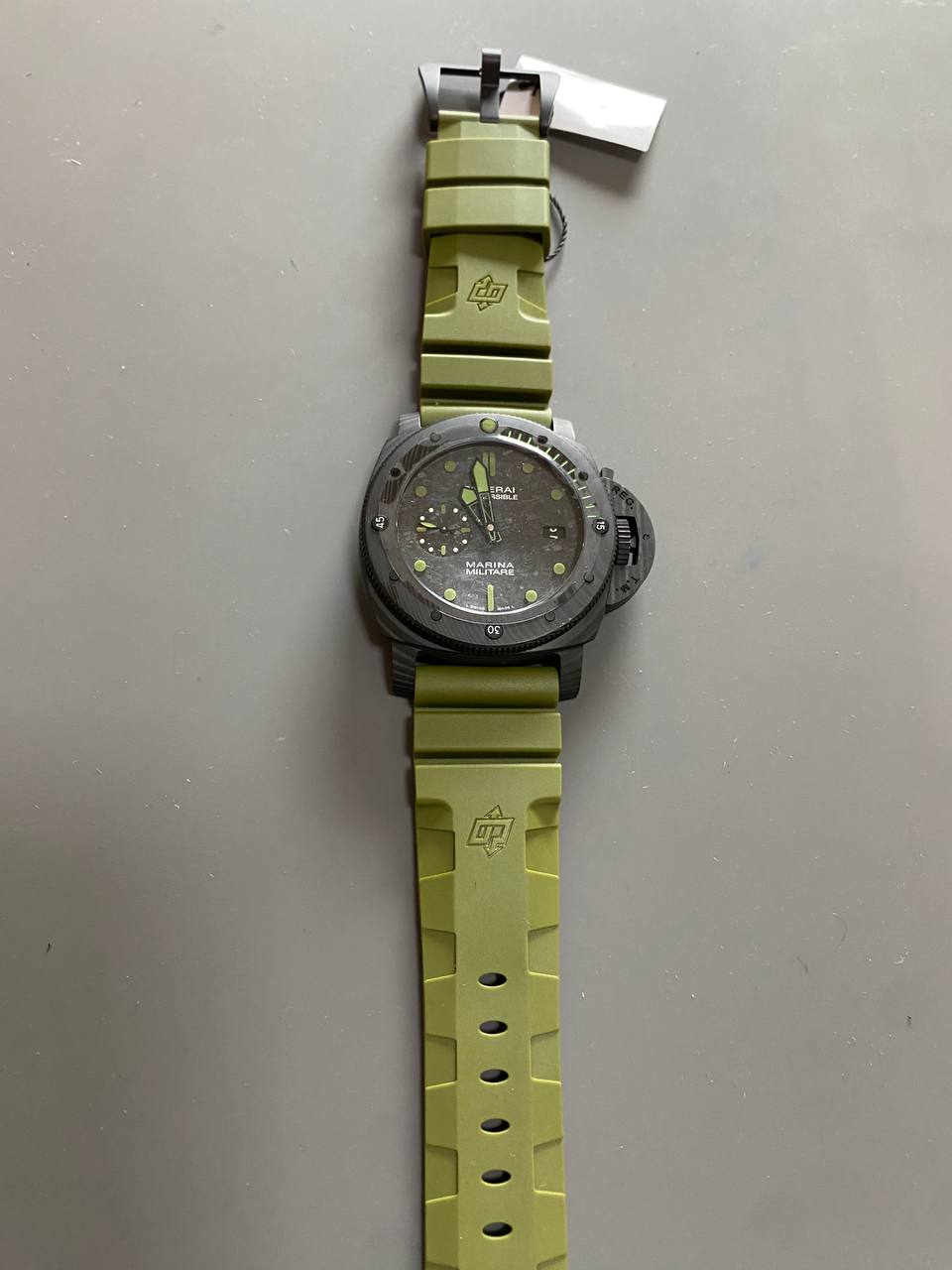 Panerai PAM961 Luminor Submersible Marina Militare Carbotech 47mm-fasswatch