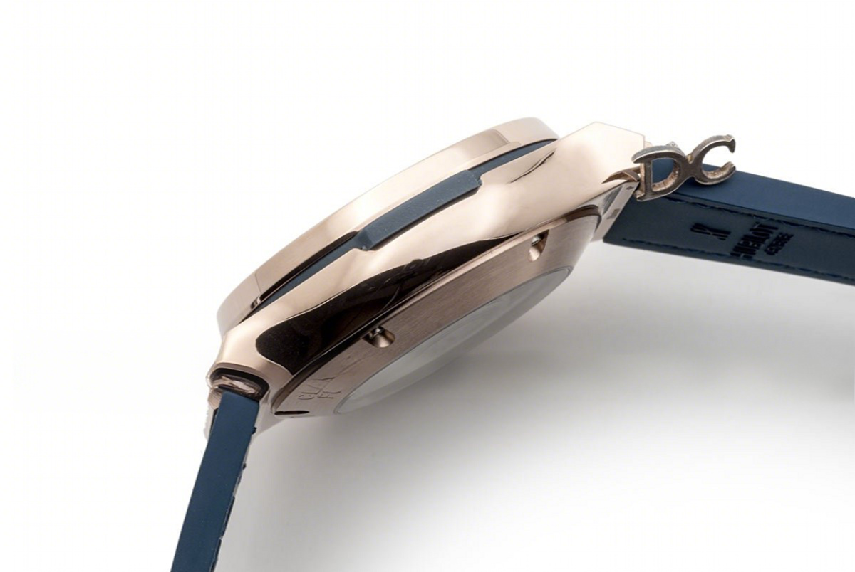 Hublot Classic Fusion Chronograph Blue Dial in Rose Gold-fasswatch