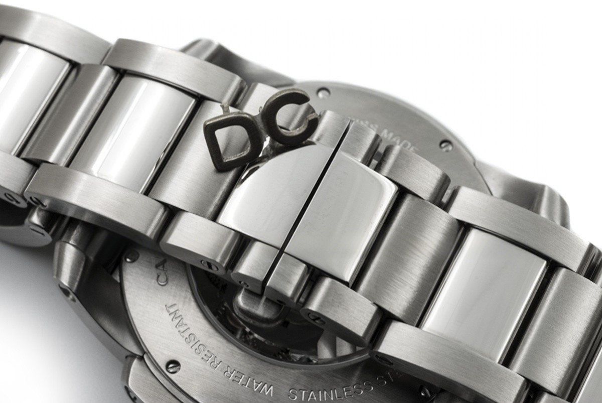 Calibre de Cartier Black Dial on Steel Bracelet-fasswatch