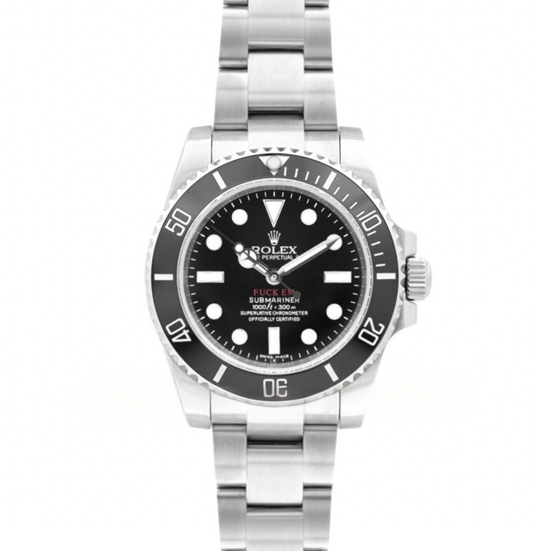 Rolex Supreme x Rolex ‘Fuck Em’ 114060 Submariner-fasswatch