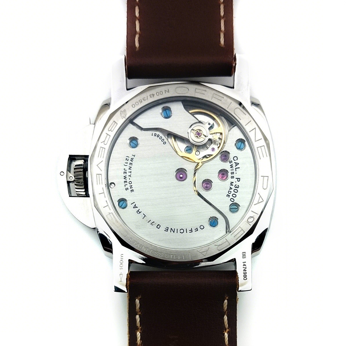 Panerai PAM372 Luminor 1950 3 Days-fasswatch