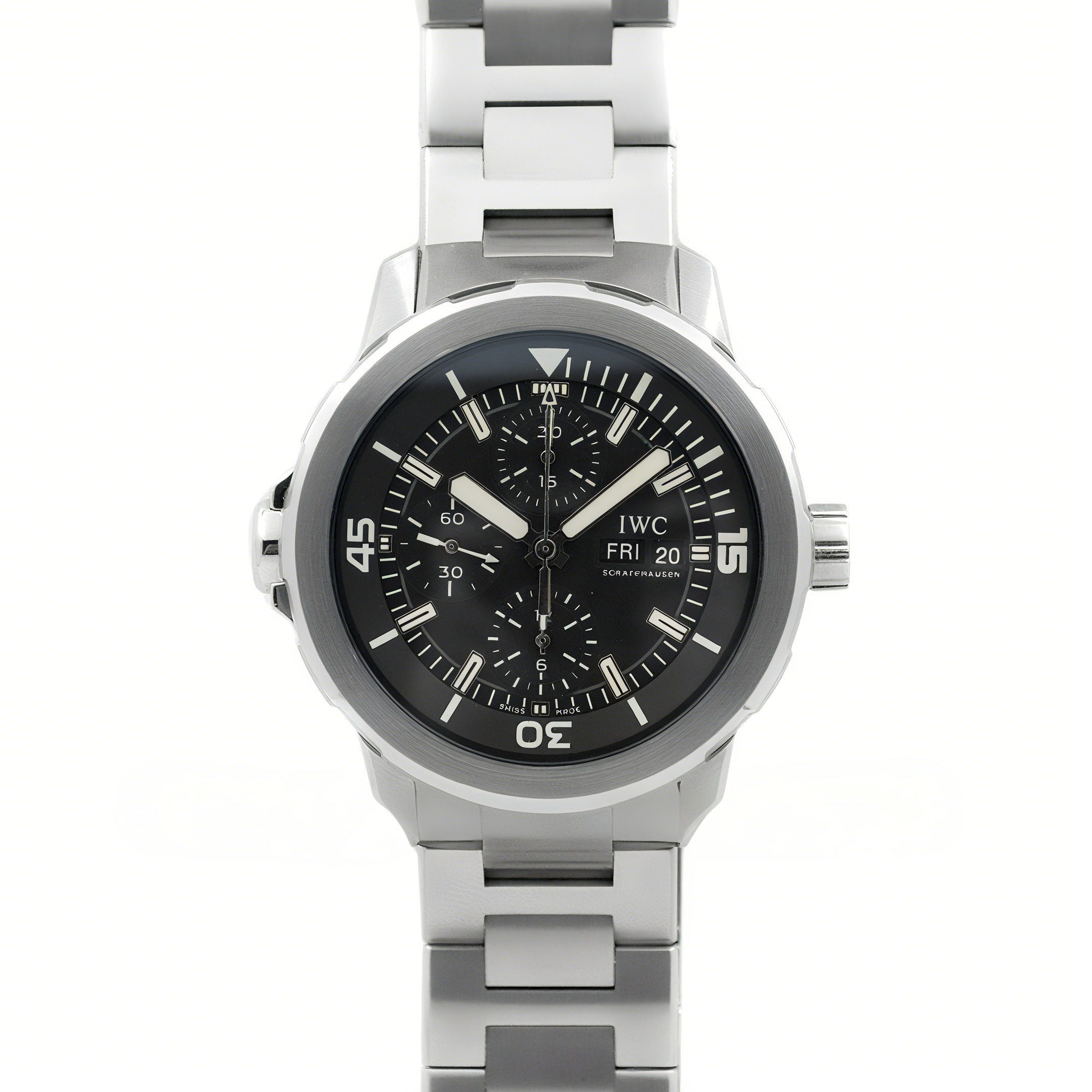 IWC Aquatimer Chronograph IW376803 Black Dial-fasswatch