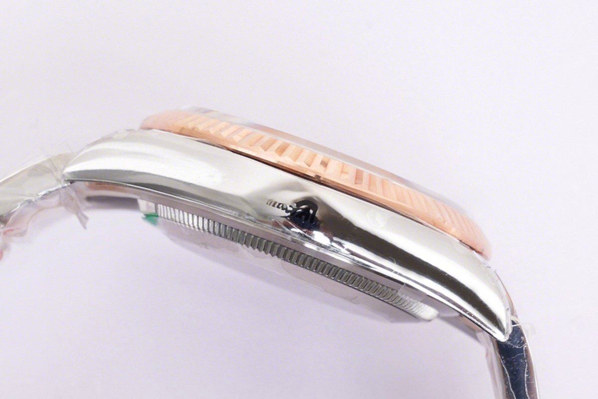 Rolex Datejust 36 126231 Silver Motif Dial in Steel/Rose Gold in Oyster Bracelet-fasswatch