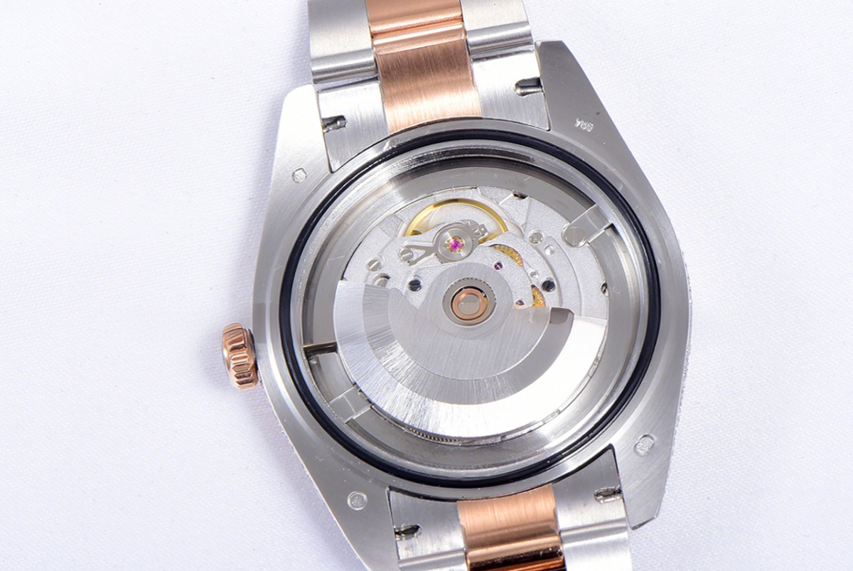 Rolex Datejust 41 126334 Diamond Paved Dial with Stick Markers in Rose Gold-fasswatch