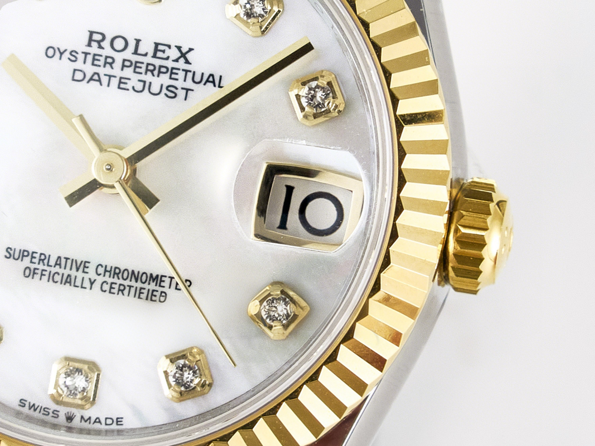 Rolex DateJust 31 278273 ARF 1:1 Best Edition 904L Steel White MOP Dial on SS/YG Oyster Bracelet ETA 2688-fasswatch