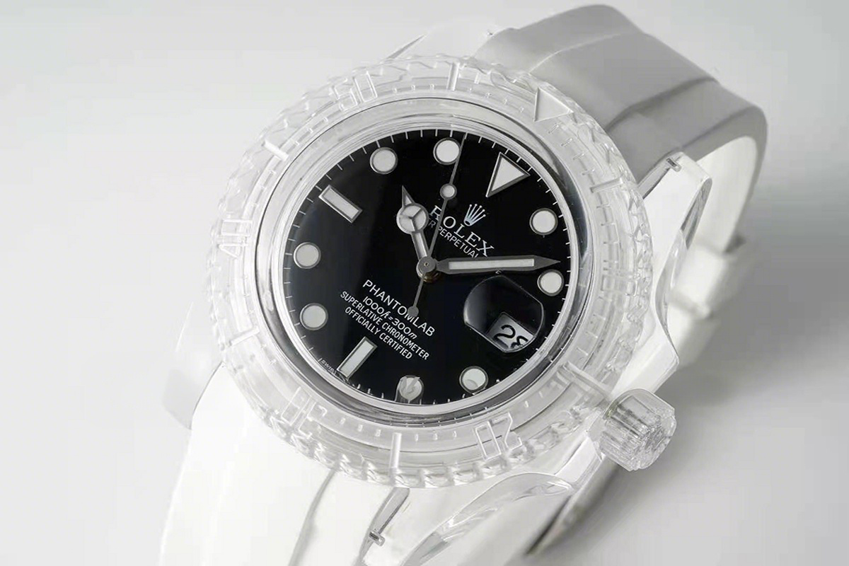 Rolex Phantomlab Submariner Black Dial-fasswatch