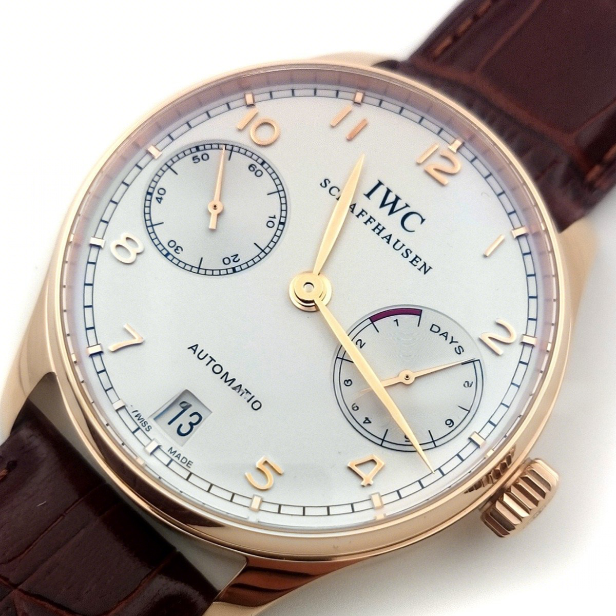 IWC Portuguese Automatic 7 Day IW500701 Rose Gold-fasswatch