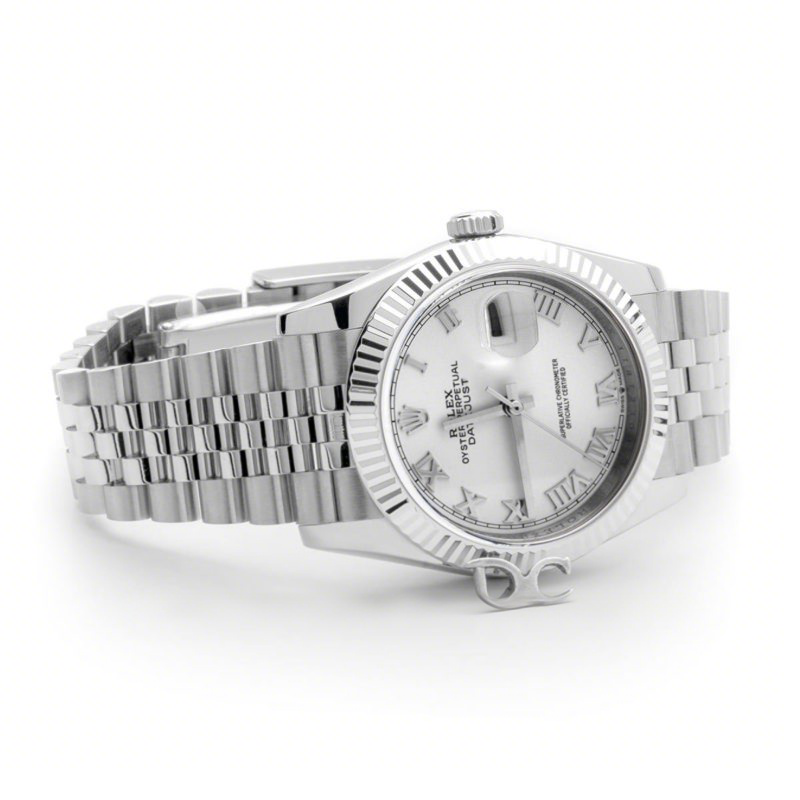 Rolex Datejust 36 116234 White Dial with Roman Numeral Markers-fasswatch