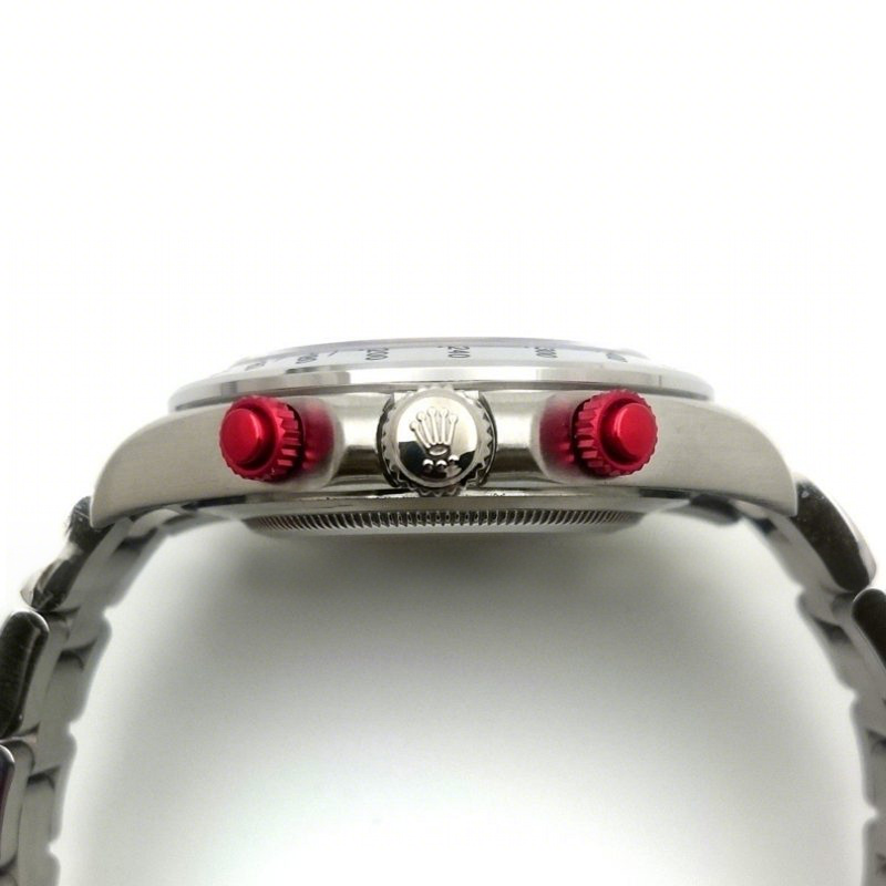 Rolex Brevet+ Daytona White Dial in Steel-fasswatch