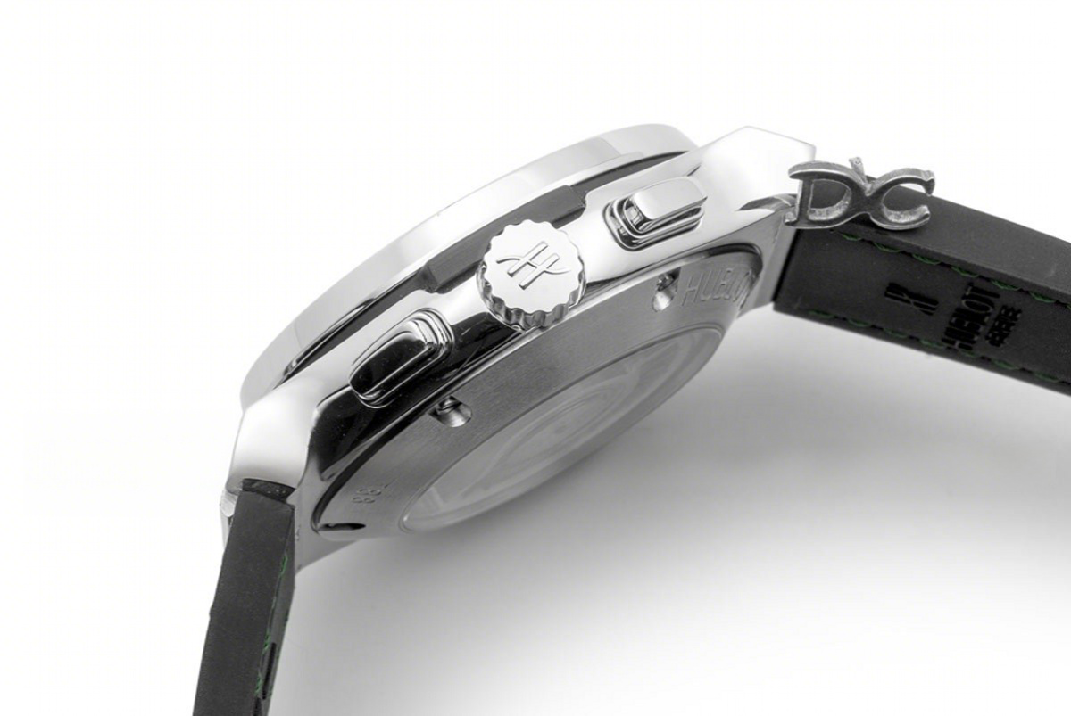 Hublot Classic Fusion Chronograph Green Dial in Steel-fasswatch