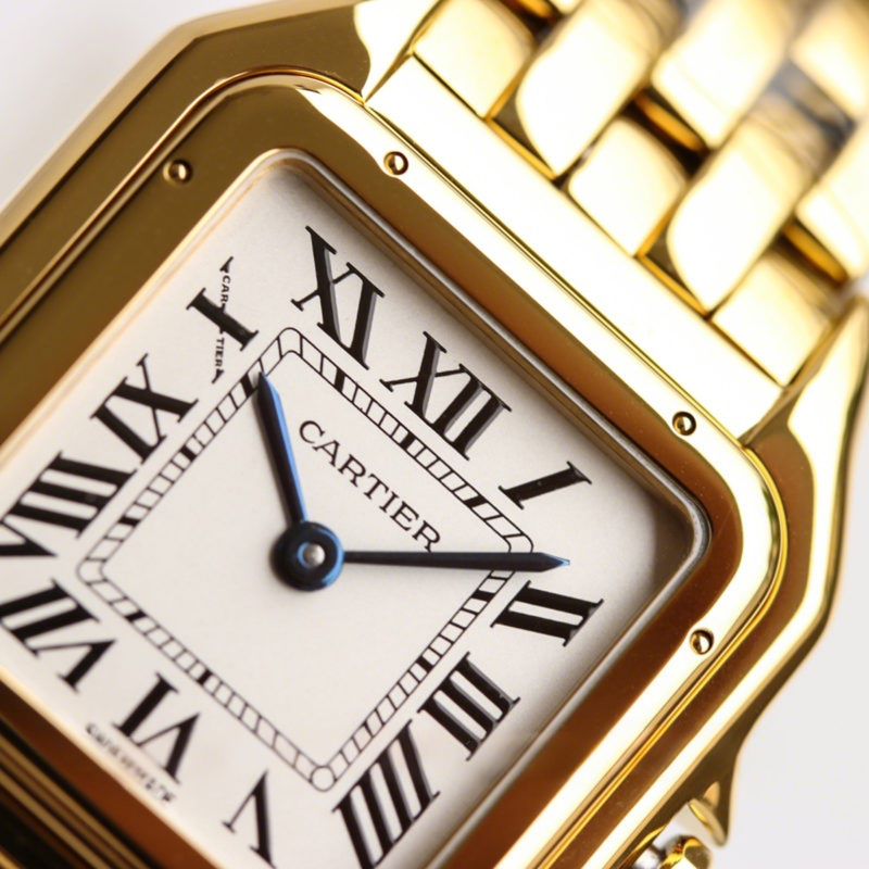 Cartier Panthère De Cartier 27mm White Dial in Yellow Gold-fasswatch