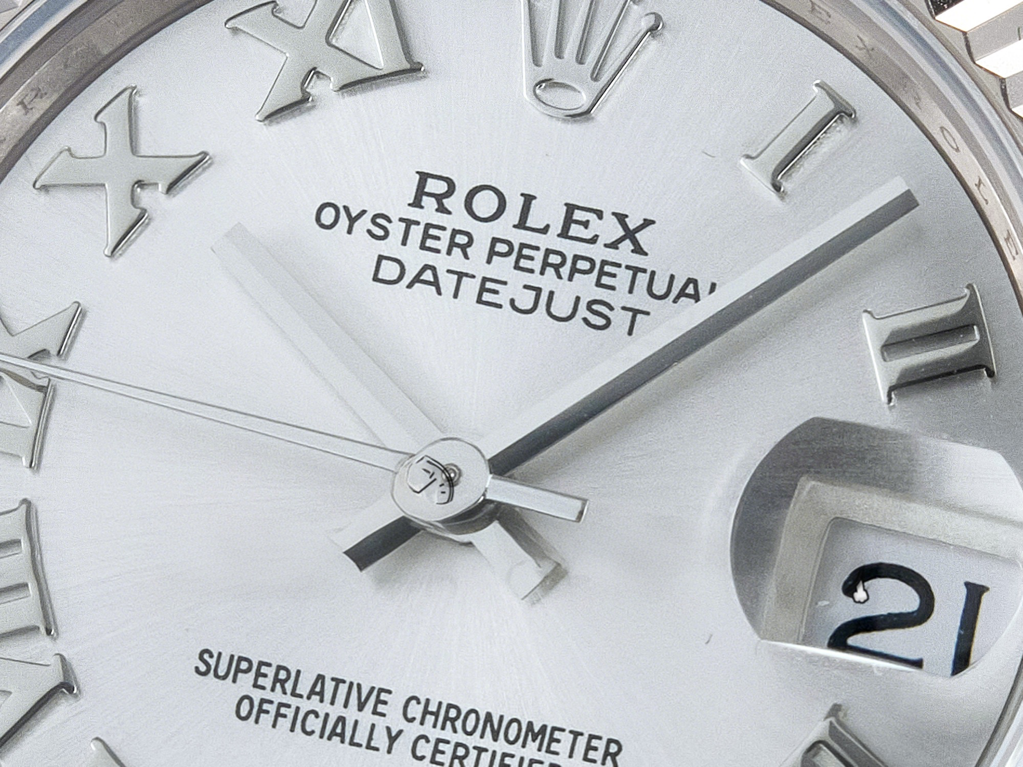 Rolex DateJust 31 278274 ARF 1:1 Best Edition 904L Steel Silver Roman Diamonds Dial on SS Oyster Bracelet ETA 2688-fasswatch