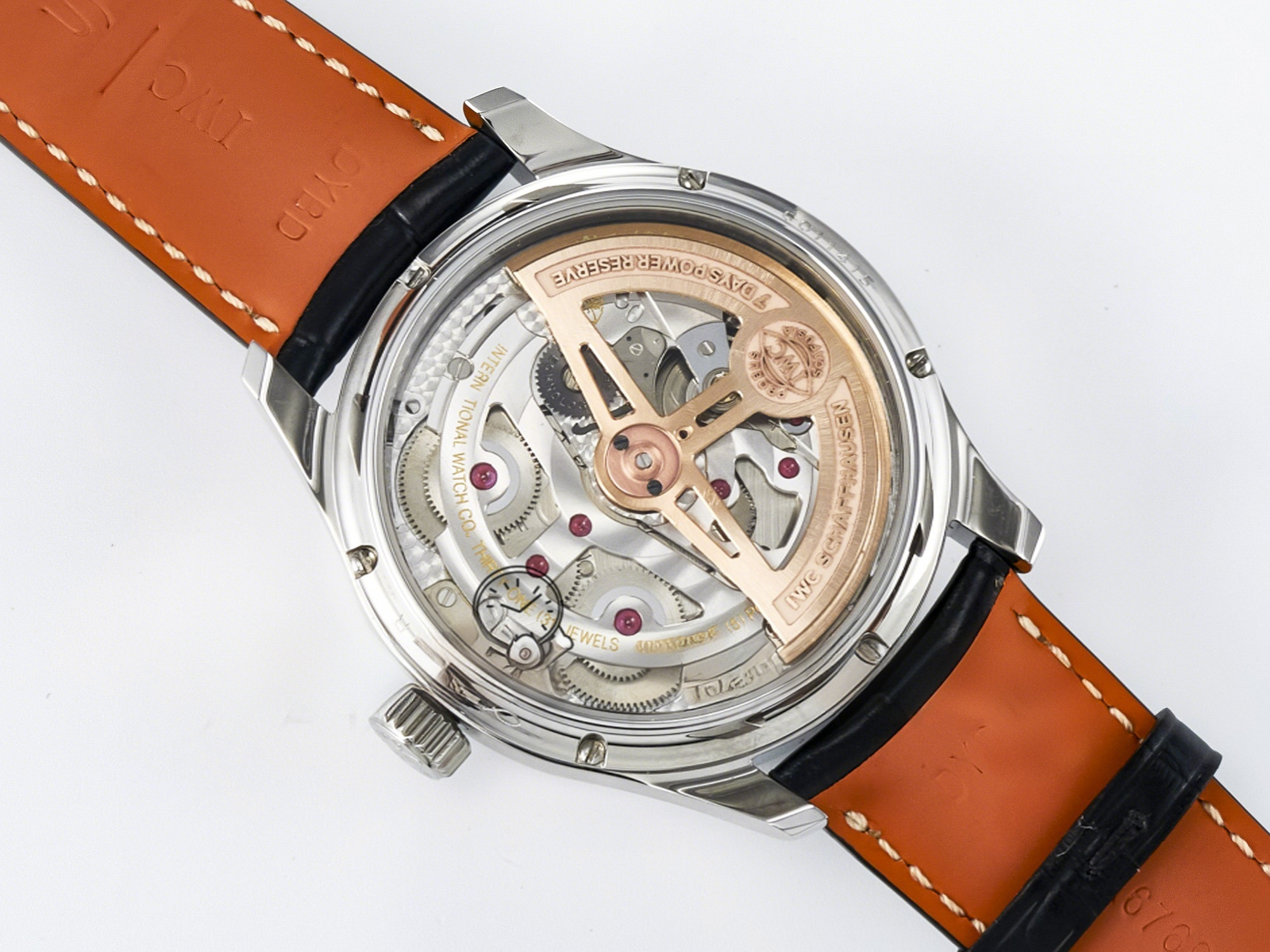 IWC IW5034 Portugieser Perpetual Calendar SS V9F 1:1 Best Edition White Dial on Black Leather Strap A52610-fasswatch