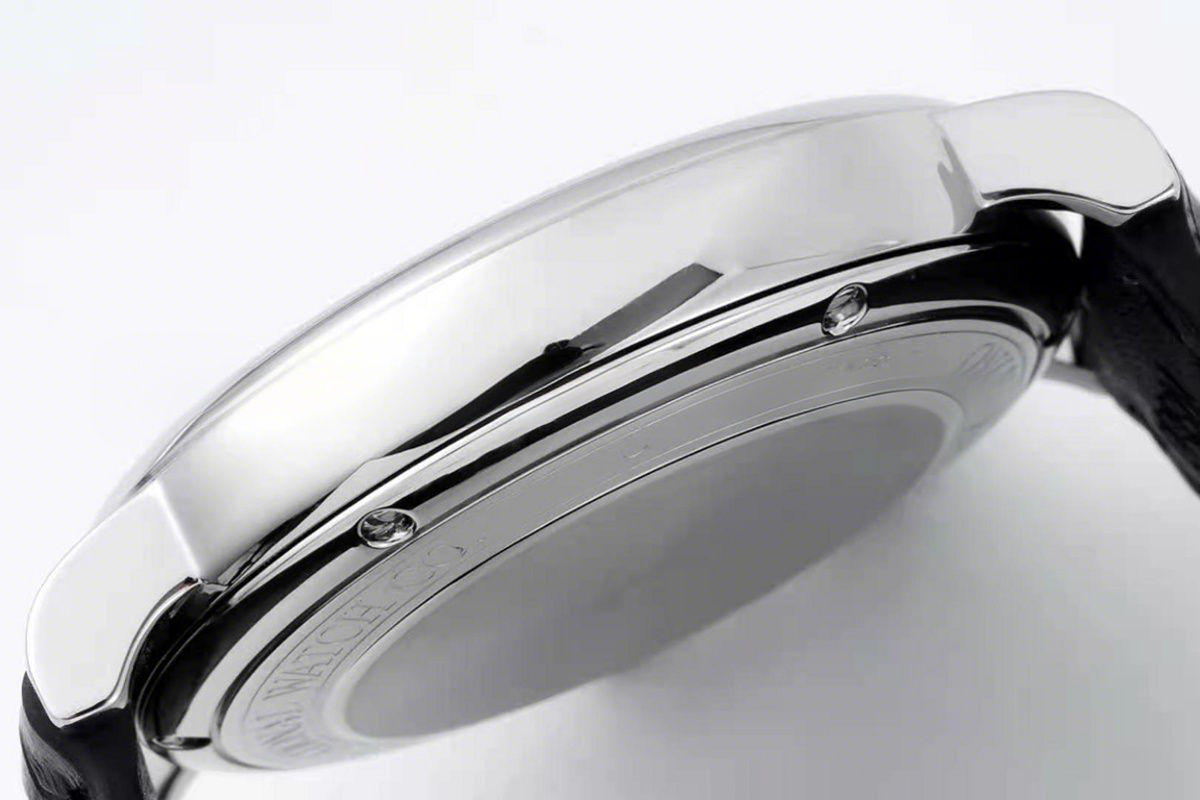 IWC Portofino Hand Wound Moon Phrase IW516405 Blue Dial in Steel-fasswatch